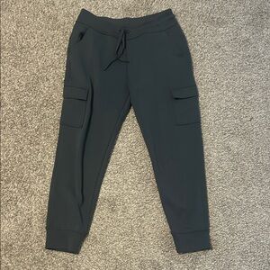 Costco Charcoal blue Cargo Jogger scuba Pants